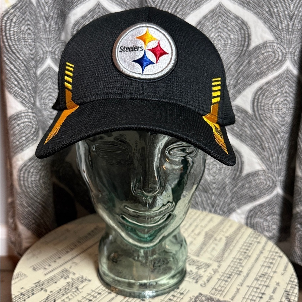 New Era NFL Official Pittsburgh Steelers Fitted Baseball Hat SZ Large/ XL - Picture 2 of 8